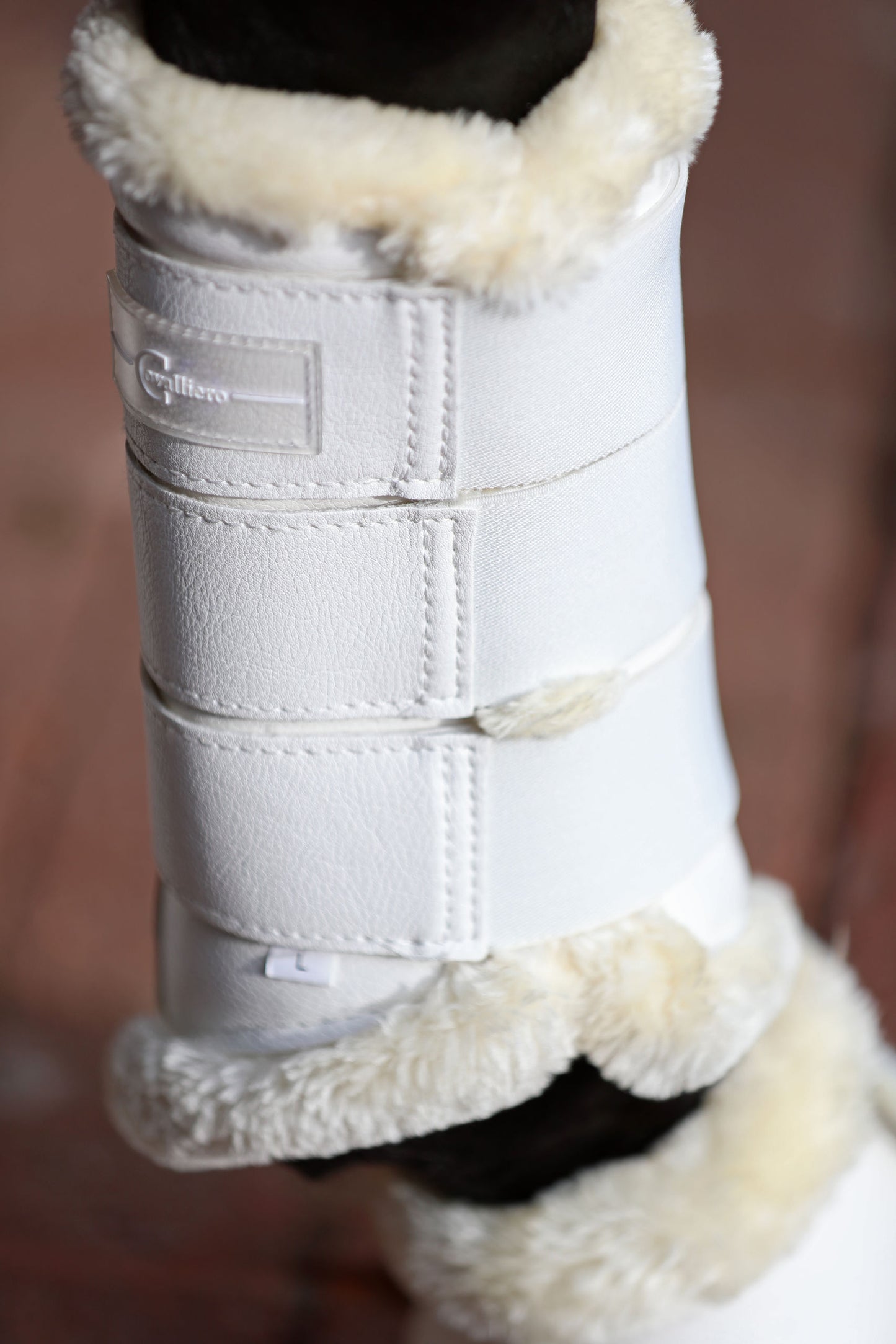 Softgamaschen Pelisa white