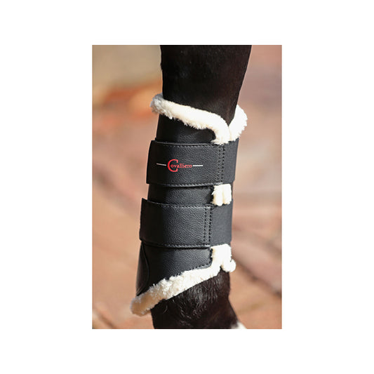 Dressurgamaschen Fleece black