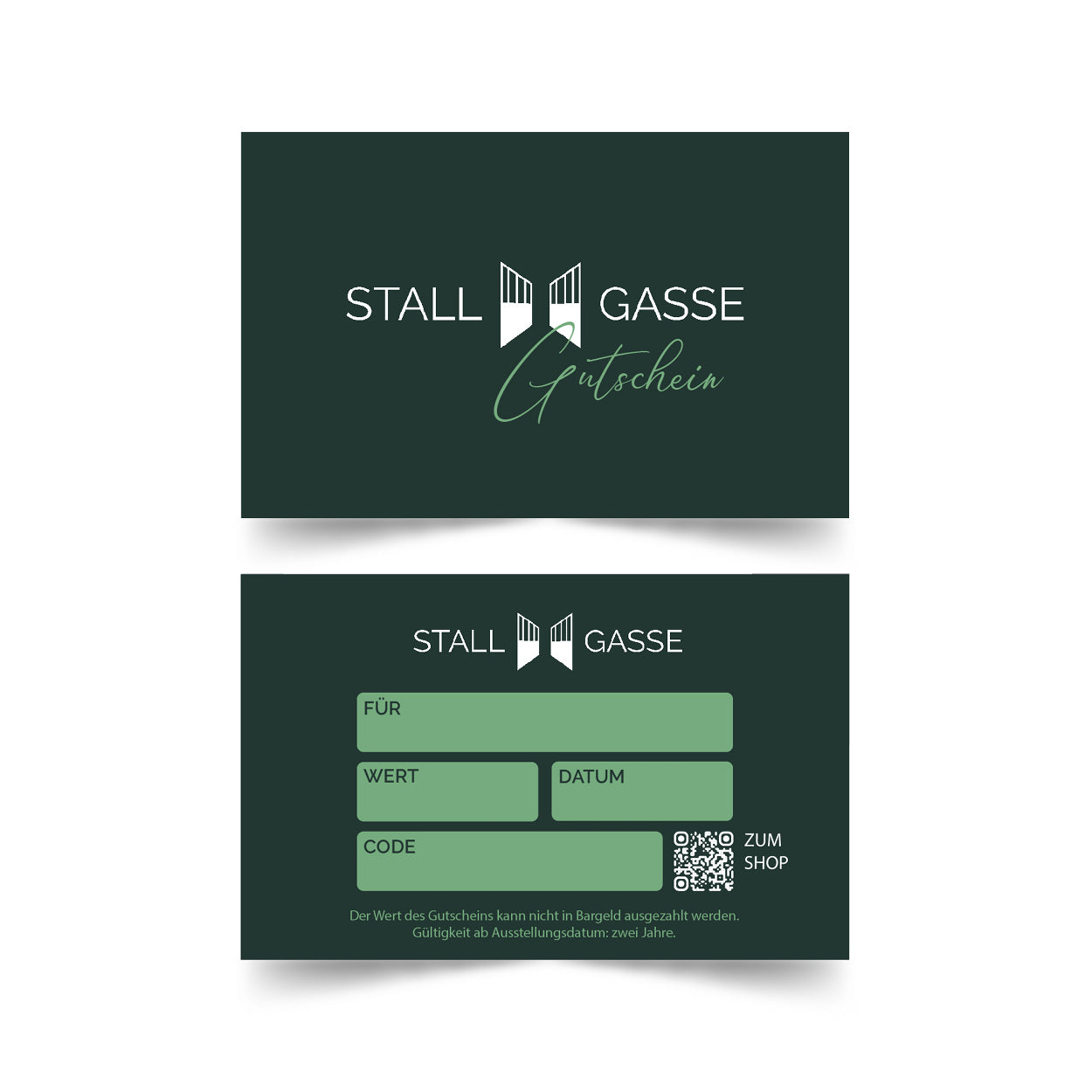 Stallgasse Gutschein