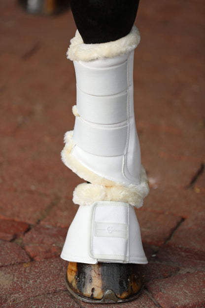 Softgamaschen Pelisa white